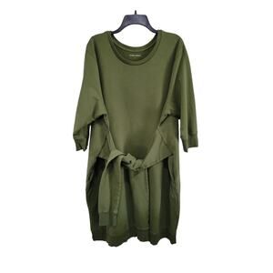 Universal Standard Women's Classic Light Terry Tie Sweatshirt‎ Dress Size Large